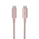 Native Union Belt Cable Pro (USB-C to USB-C) câble USB USB 2.0 2,4 m USB C Rose
