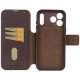Decoded D26IPO17PDW5CN coque de protection pour téléphones portables 16 cm (6.3") Étui avec portefeuille Marron