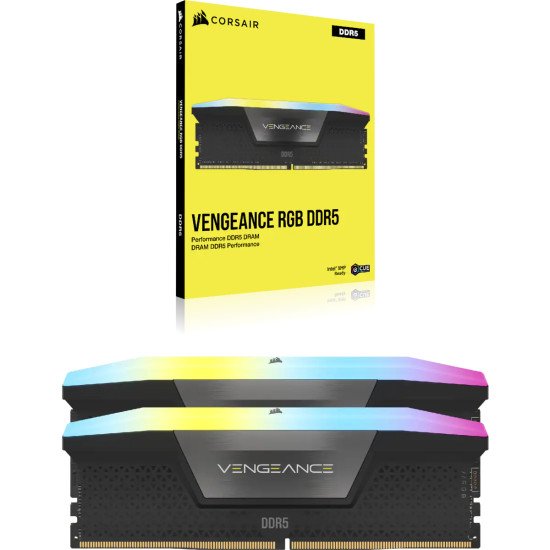 Corsair Vengeance RGB CMH64GX5M2B6600C32 module de mémoire 64 Go 2 x 32 Go DDR5 288-pin DIMM