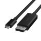 Belkin AVC014bt2MBK 2 m USB Type-C DisplayPort Noir