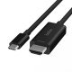 Belkin AVC012bt2MBK 2 m USB Type-C HDMI Noir
