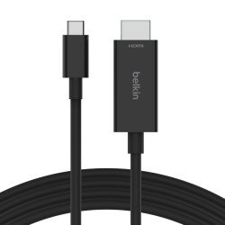 Belkin AVC012bt2MBK 2 m USB Type-C HDMI Noir Belkin AVC012bt2MBK 2 m USB Type-C HDMI Noir