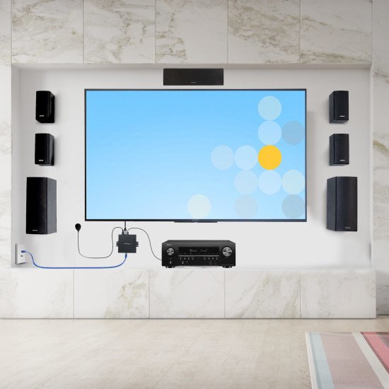 StarTech.com Extendeur HDMI 4K sur Câble CAT5/CAT6 - Prolongateur Vidéo 4K 60Hz HDR jusqu'à 70m - Extender HDMI 4K, Câblage HDMI sur Ethernet - Sortie Audio S/PDIF - Kit Émetteur-Récepteur HDMI