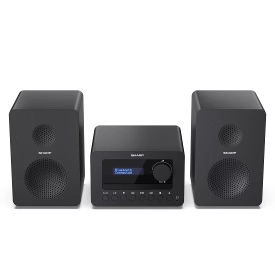 Sharp TOKYO DAB+ HI-FI Micro System Système micro audio domestique 40 W Noir Sharp TOKYO DAB+ HI-FI Micro System Système micro audio domestique 40 W Noir