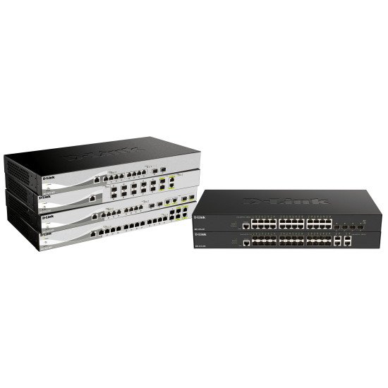 D-Link DXS-1210-16TC/E commutateur réseau Géré L2 10G Ethernet (100/1000/10000) Gris
