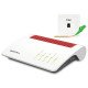 FRITZ!Box FRITZBox 5590 Fiber XGS-PON routeur sans fil Gigabit Ethernet Bi-bande (2,4 GHz / 5 GHz) Blanc