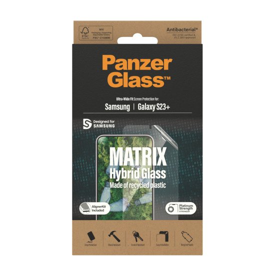 PanzerGlass Samsung Galaxy S+ 2023 UWF PET AB wA Protection d'écran transparent 1 pièce(s)