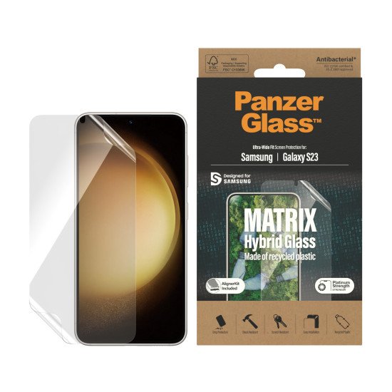 PanzerGlass Samsung Galaxy S 2023 UWF PET AB wA Protection d'écran transparent 1 pièce(s)