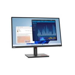 Lenovo ThinkVision T27p-30 LED display 68,6 cm (27") 3840 x 2160 pixels 4K Ultra HD Noir Lenovo ThinkVision T27p-30 LED display 68,6 cm (27") 3840 x 2160 pixels 4K Ultra HD Noir