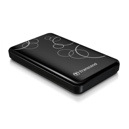 Transcend StoreJet 25A3K disque dur externe 1000 Go Noir