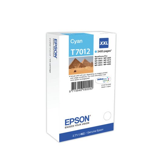 Epson C13T70124010 Encre Cyan XXL