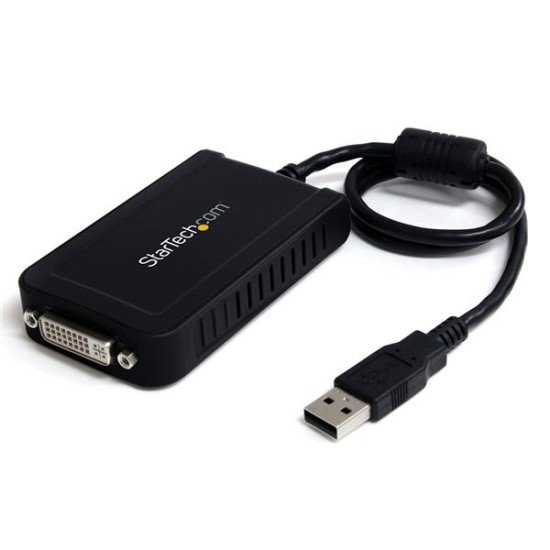 StarTech.com Adaptateur Vidéo USB 2.0 vers DVI - Carte Graphique Externe StarTech.com Adaptateur Vidéo USB 2.0 vers DVI - Carte Graphique Externe