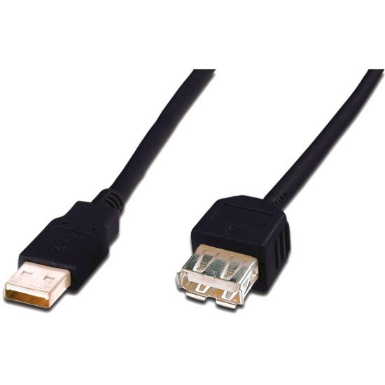 ASSMANN Electronic AK-300202-030-S câble USB 3 m 2.0 USB A Noir