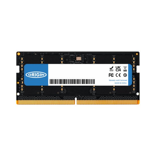 Origin Storage 16GB DDR5 4800MHz SODIMM 1Rx8 Non-ECC 1.1V module de mémoire 16 Go 1 x 16 Go