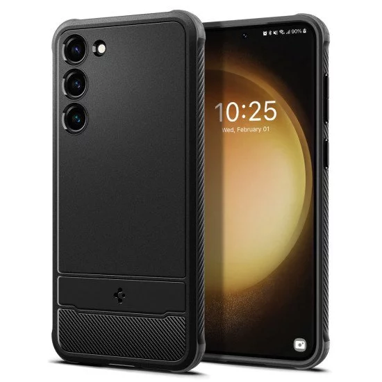 Spigen Rugged Armor coque de protection pour téléphones portables 15,5 cm (6.1") Housse Noir Spigen Rugged Armor coque de protection pour téléphones portables 15,5 cm (6.1") Housse Noir