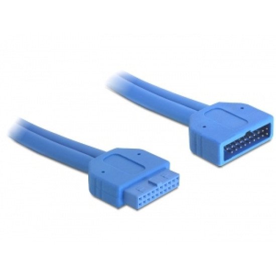 DeLOCK 82943 câble USB 0,45 m 3.2 Gen 1 (3.1 Gen 1) Bleu