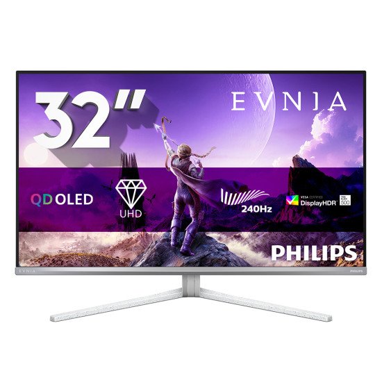 Philips 32M2N8900P/00 écran PC 80 cm (31.5") 3840 x 2160 pixels Blanc