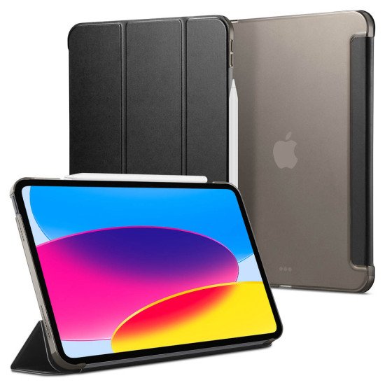 Spigen Smart Fold 27,7 cm (10.9") Folio Noir, Gris