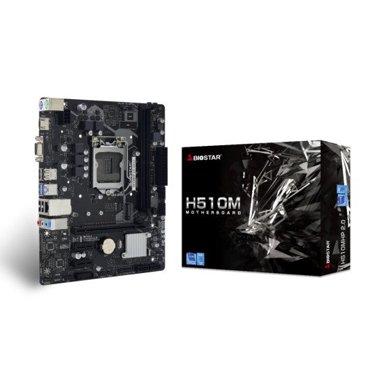 Biostar H510MHP 2.0 carte mère Intel H510 LGA 1200 (Socket H5) micro ATX Biostar H510MHP 2.0 carte mère Intel H510 LGA 1200 (Socket H5) micro ATX