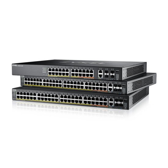 Zyxel XGS2220-30HP Géré L3 Gigabit Ethernet (10/100/1000) Connexion Ethernet, supportant l'alimentation via ce port (PoE)