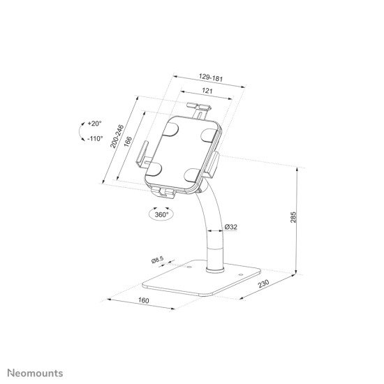 Neomounts by Newstar support tablette à poser