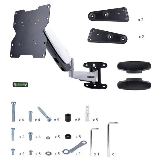 StarTech.com Support Mural TV VESA - Fixation Murale VESA Réglable pour  Écrans 23-55 - Support Mural TV Mince Supportant 30kg - Bras Articulé TV  55 pouces - Support Mural TV Pivotant/Extensible/Basculant FHA-TV-WALL-MOUNT