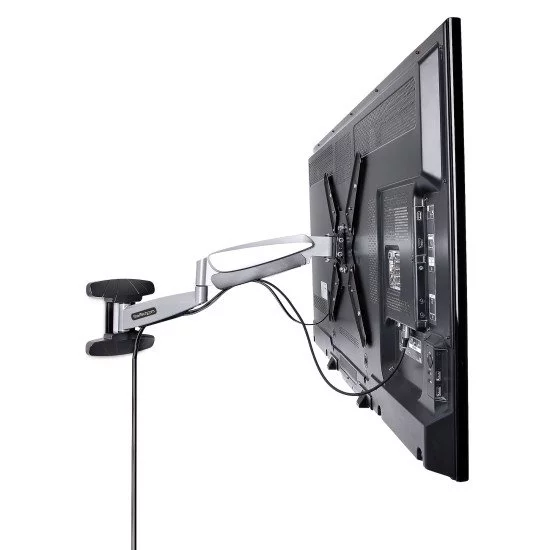 StarTech.com Support Mural TV VESA - Fixation Murale VESA Réglable pour Écrans 23-55" - Support Mural TV Mince Supportant 30kg - Bras Articulé TV 55 pouces - Support Mural TV Pivotant/Extensible/Basculant StarTech.com Support Mural TV VESA - Fixation Murale VESA Réglable pour Écrans 23-55" - Support Mural TV Mince Supportant 30kg - Bras Articulé TV 55 pouces - Support Mural TV Pivotant/Extensible/Basculant