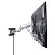 StarTech.com Support Mural TV VESA - Fixation Murale VESA Réglable pour Écrans 23-55" - Support Mural TV Mince Supportant 30kg - Bras Articulé TV 55 pouces - Support Mural TV Pivotant/Extensible/Basculant