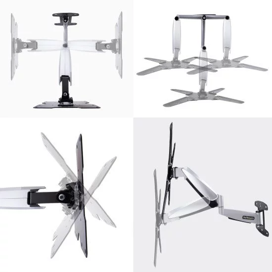 StarTech.com Support Mural TV VESA - Fixation Murale VESA Réglable pour Écrans 23-55" - Support Mural TV Mince Supportant 30kg - Bras Articulé TV 55 pouces - Support Mural TV Pivotant/Extensible/Basculant StarTech.com Support Mural TV VESA - Fixation Murale VESA Réglable pour Écrans 23-55" - Support Mural TV Mince Supportant 30kg - Bras Articulé TV 55 pouces - Support Mural TV Pivotant/Extensible/Basculant