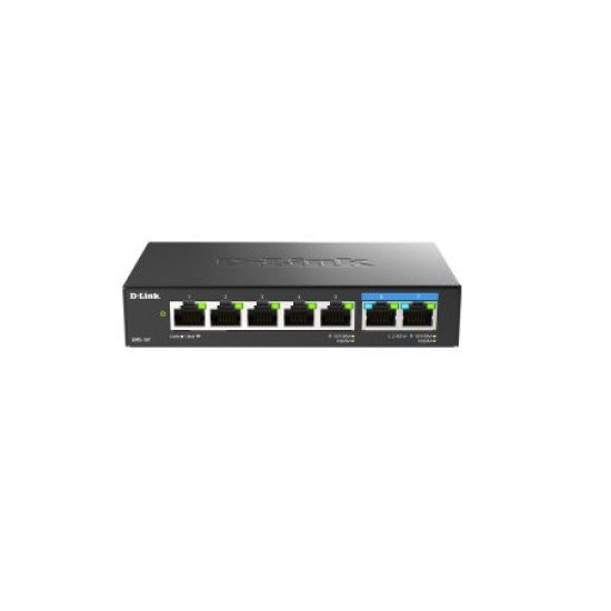 D-Link DMS-107/E commutateur réseau Non-géré Gigabit Ethernet (10/100/1000) Noir