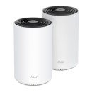 TP-Link Deco PX50(2-pack) Bi-bande (2,4 GHz / 5 GHz) Wi-Fi 6 (802.11ax) Blanc 1 Interne