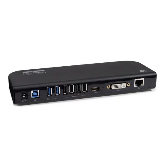 V7 UDDS2 Station d'accueil USB 2.0 Noir V7 UDDS2 Station d'accueil USB 2.0 Noir