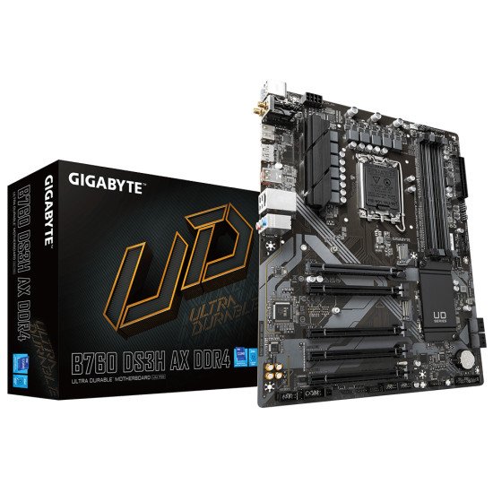 Gigabyte B760 DS3H AX DDR4 carte mère Intel B760 Express LGA 1700 ATX