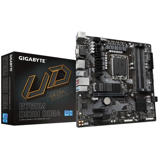 Gigabyte B760M DS3H DDR4 carte mère Intel B760 LGA 1700 micro ATX