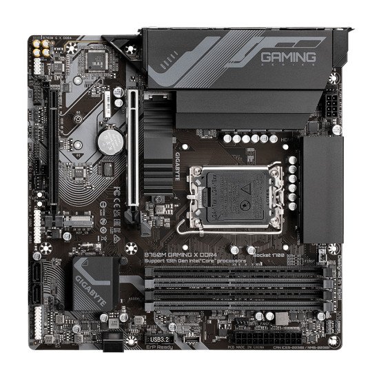 Gigabyte B760M GAMING X DDR4 carte mère Intel B760 LGA 1700 micro ATX