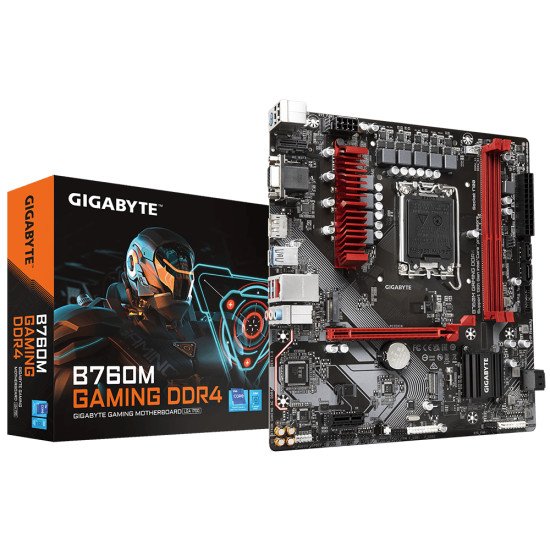 Gigabyte B760M GAMING DDR4 carte mère Intel B760 Express LGA 1700 micro ATX