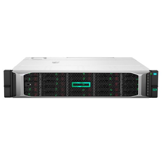 HPE Q1J10B boîtier de disques Rack (2 U) Noir, Argent