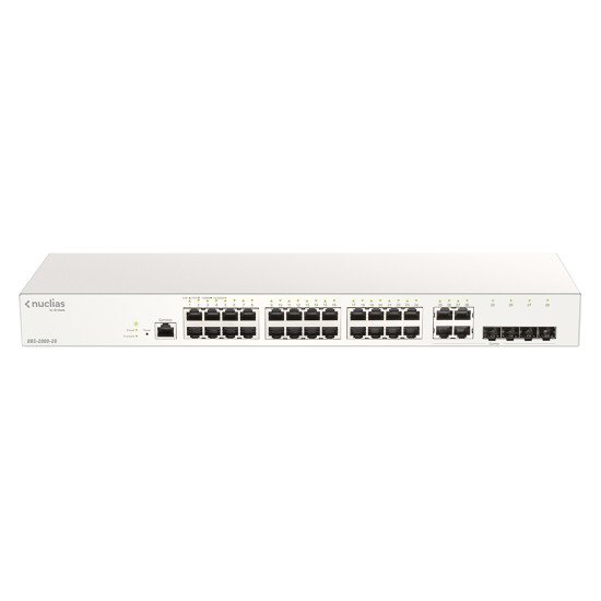 D-Link DBS-2000-28/E commutateur réseau Géré L2 Gigabit Ethernet (10/100/1000) Gris