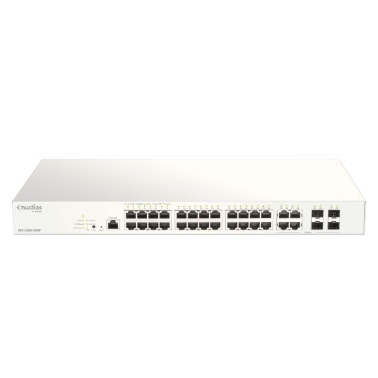 D-Link DBS-2000-28MP/E commutateur réseau Géré L2 Gigabit Ethernet (10/100/1000) Connexion EthernetPOE Gris