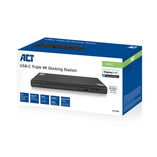 ACT AC7048 station d'accueil Avec fil USB Gen Gen