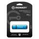 Kingston Technology IronKey VP50 lecteur USB flash 64 Go USB Type-C 3.2 Gen 1 (3.1 Gen 1) Noir, Bleu