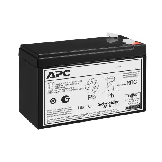 APC APCRBC177 Batterie de l'onduleur Sealed Lead Acid (VRLA) 24 V 9 Ah APC APCRBC177 Batterie de l'onduleur Sealed Lead Acid (VRLA) 24 V 9 Ah