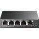 TP-Link TL-SG105MPE commutateur réseau L2 Gigabit Ethernet (10/100/1000) Connexion Ethernet POE Noir