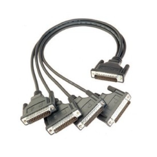 Moxa CBL-M44M25x4-50 câble Série DB44 DB25