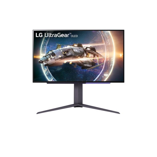 LG 27GR95QE-B écran PC 67,3 cm (26.5") 2560 x 1440 pixels Quad HD OLED Gris
