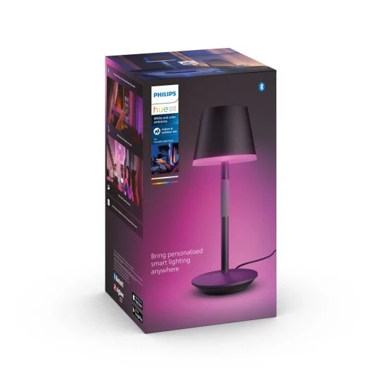 Philips Hue White and Color ambiance Lampe à poser portable Hue Go Philips Hue White and Color ambiance Lampe à poser portable Hue Go