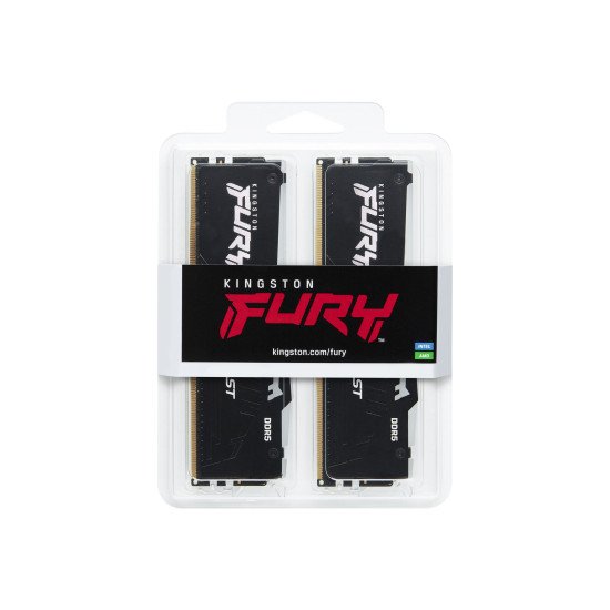 Kingston Technology FURY Beast RGB module de mémoire 64 Go 2 x 32 Go DDR5 6000 MHz