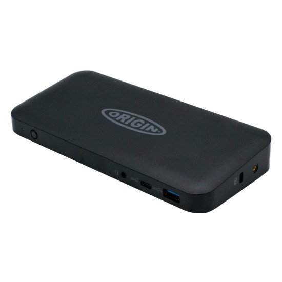 Origin Storage K37060UK-OS station d'accueil USB 3.2 Gen 1 (3.1 Gen 1) Type-C Noir