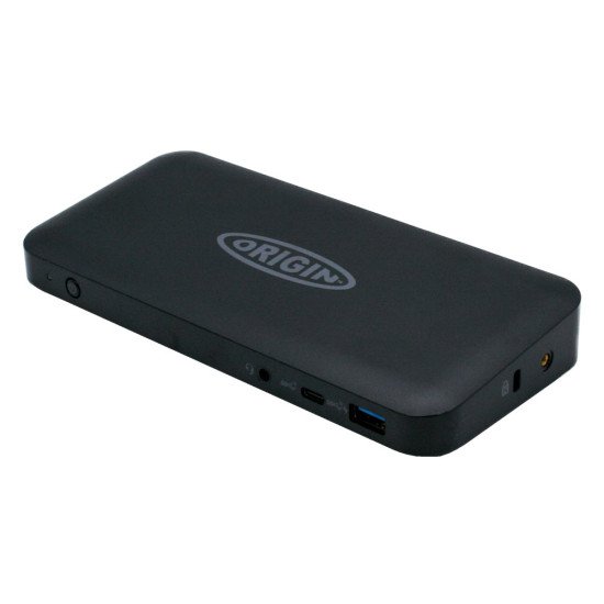Origin Storage 40B50090UK-OS station d'accueil USB 3.2 Gen 1 (3.1 Gen 1) Type-C Noir