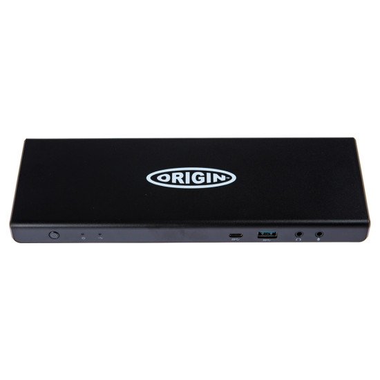 Origin Storage K39105EU-OS station d'accueil USB 3.2 Gen 1 (3.1 Gen 1) Type-A + Type-C Noir